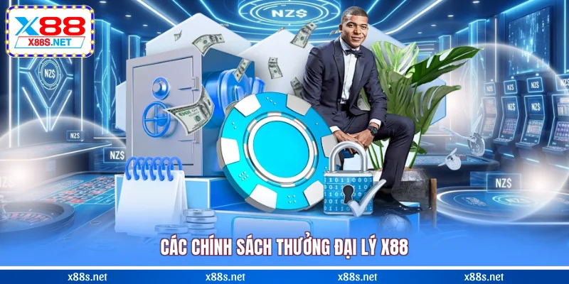 Các chính sách thưởng đại lý X88